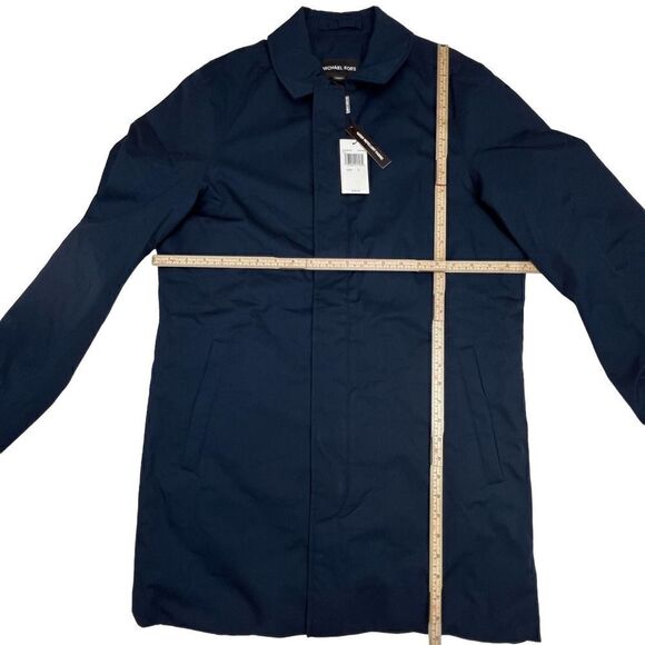 New Michael Kors Men US S Small Midnight Blue Jacket Waterproof Coat MSRP $298 - Picture 6 of 16